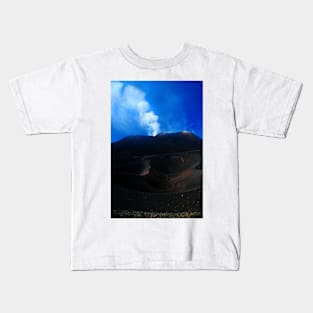 Mount Etna Kids T-Shirt